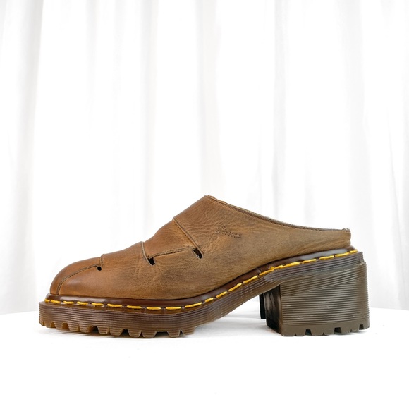 Vintage 90s Chunky Dr Marten Clogs - Picture 4 of 10